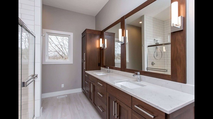 double sink bathroom vanity Indianapolis