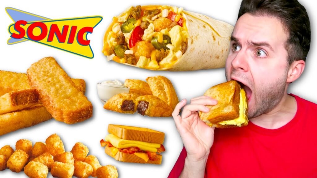 Sonic breakfast menu